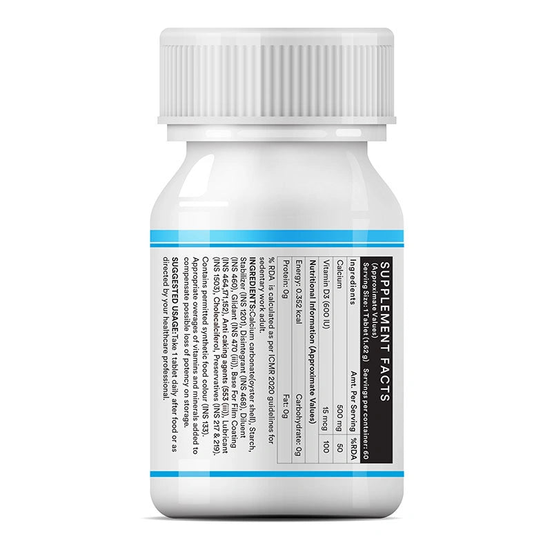 Inlife Calcium with Vitamin D3 Tablets