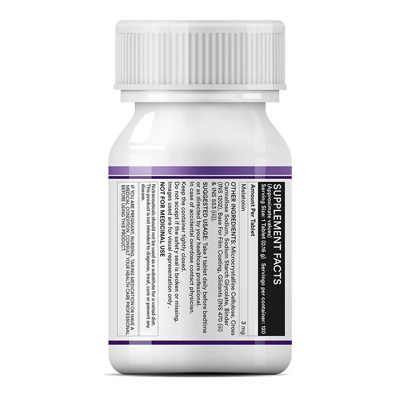 melatonin 3mg natural sleep supplement