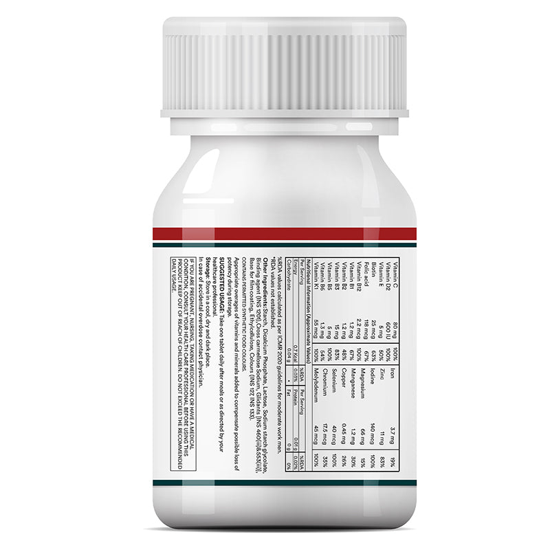 Inlife Multivitamin and Mineral for Men | Vegetarian Tablets