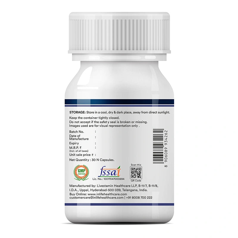 Inlife Magnesium L-Threonate Veg. Capsules