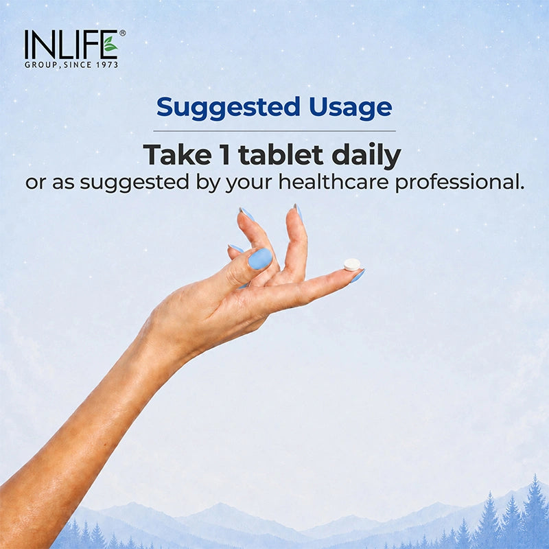 Inlife Melatonin 5mg Tablets Supplement, Veg.Tablets