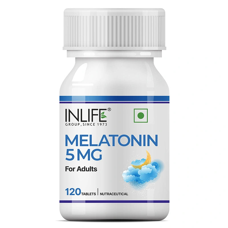 Inlife Melatonin 5mg Tablets Supplement, Veg.Tablets