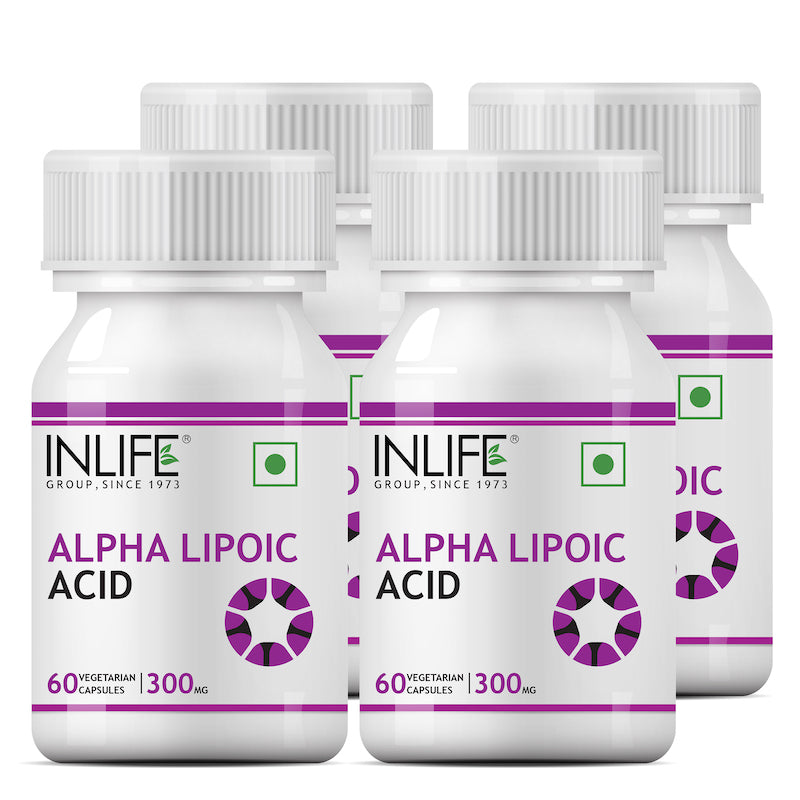 INLIFE Alpha Lipoic Acid, 300 mg (60 Vegetarian Capsules)