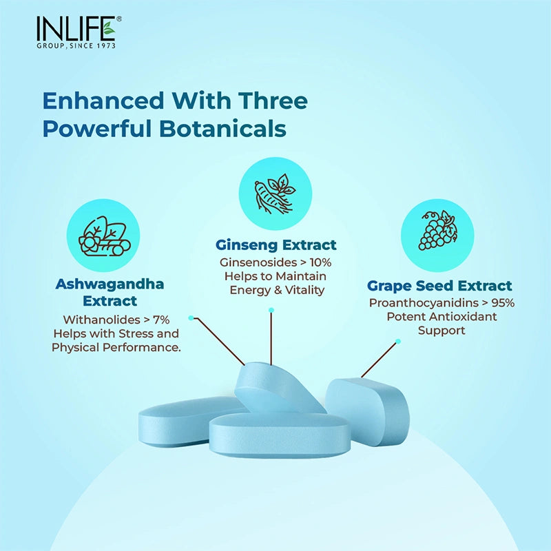 Inlife Multivitamin and Mineral for Men | Vegetarian Tablets