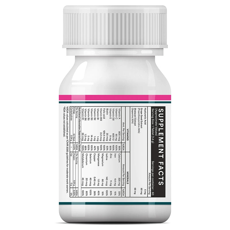 Inlife Multivitamin and Mineral for Women, Veg. Tablets