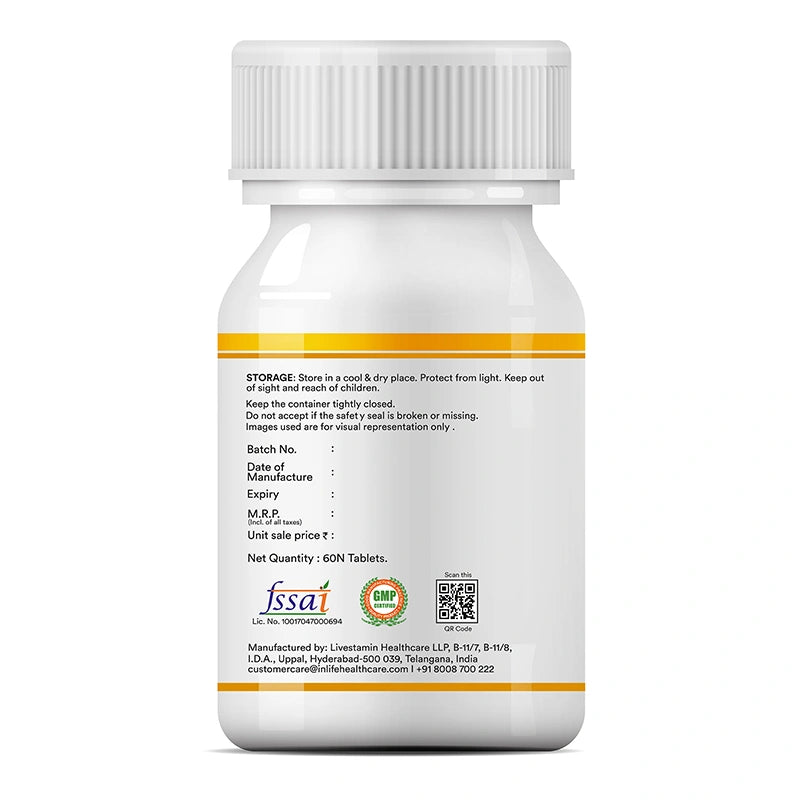 Inlife Glucosamine MSM Chondroitin & Collagen Tablets with Hyaluronic Acid, Calcium & Vitamin D3 | Tablets