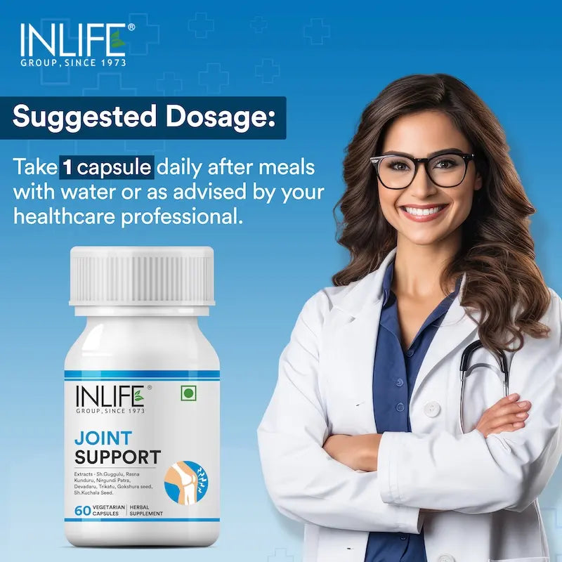 Inlife Joint Support Supplement | 60 Veg Capsules