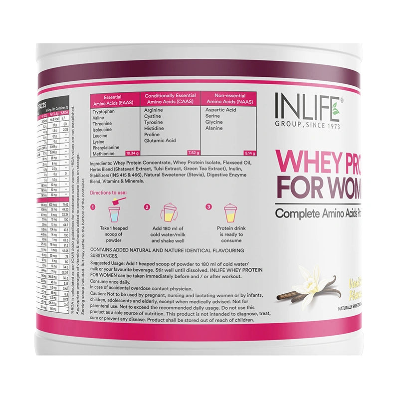Inlife Whey Protein For Women Supplement