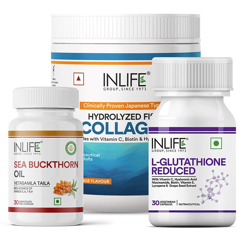 The Glow Getter Combo, Collagen + Glutathione + Sea Buckthorn