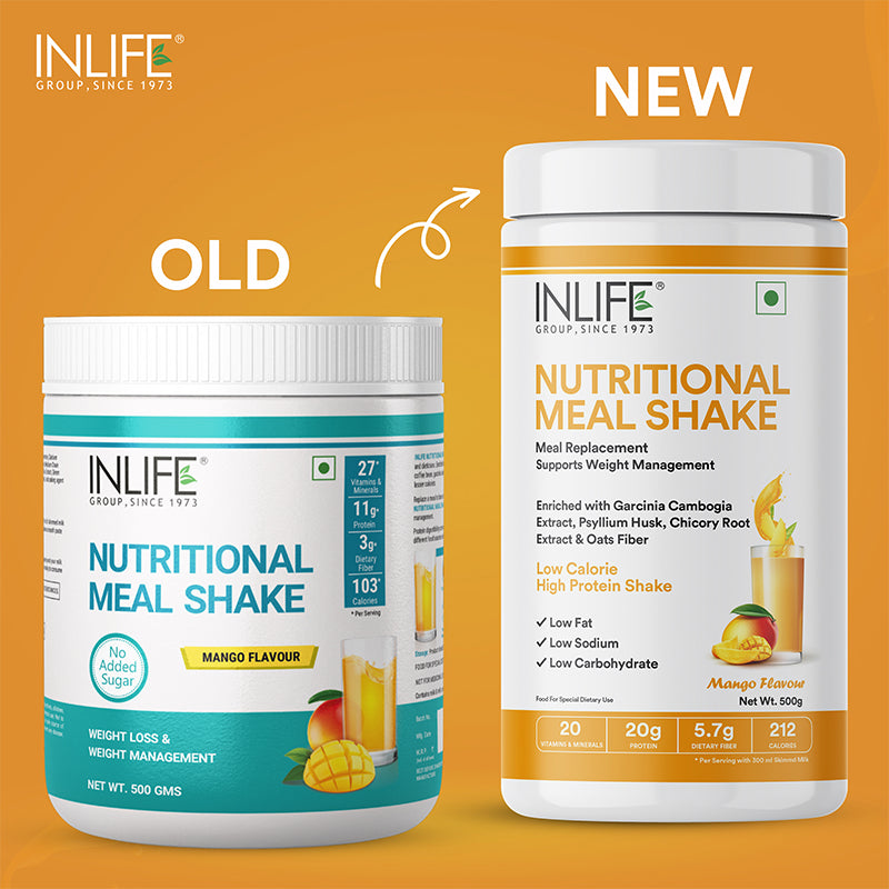 INLIFE Nutritional Meal Replacement Shake (500g, 16 Servings)