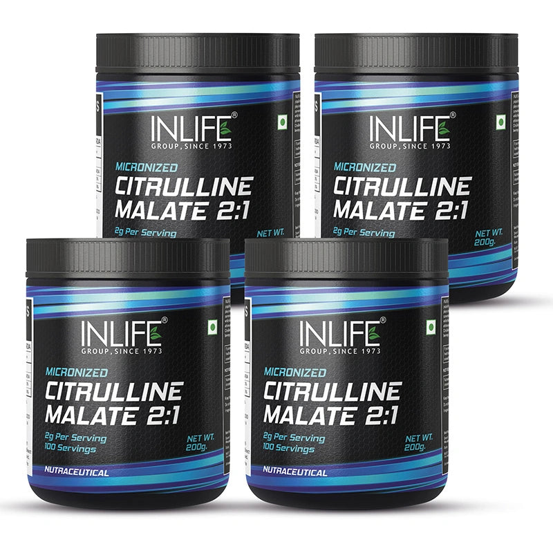 Inlife Citrulline Malate Powder 2:1 Supplement | 200 gms