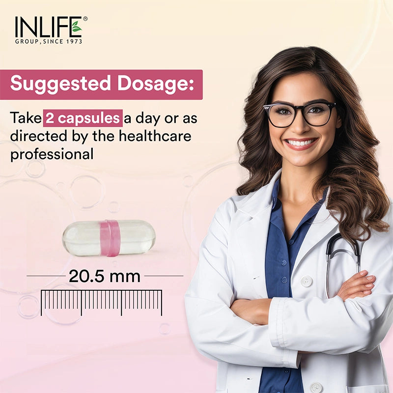 Inlife Natural Frankincense Oil | Liquid-Filled Veg. Capsules | 150 mg