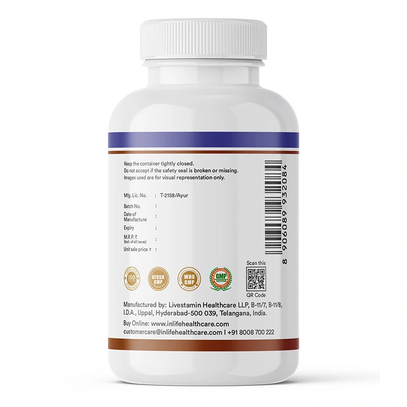 Inlife Flaxseed Oil Capsules Omega 3 6 9 Supplement | 1000mg | Softgels