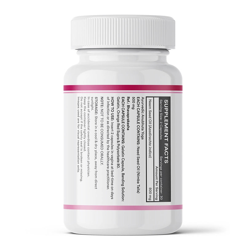 Inlife BC Caps – Vaginal Hygiene Support with Neem Seed Oil (Nimba Taila) | 60 Liquid-Filled Capsules | Intimate Care