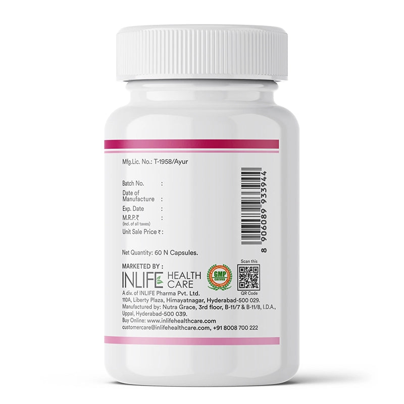Inlife BC Caps – Vaginal Hygiene Support with Neem Seed Oil (Nimba Taila) | 60 Liquid-Filled Capsules | Intimate Care
