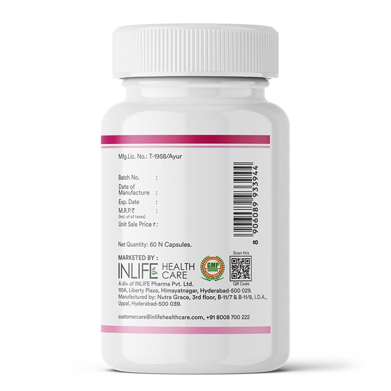 Inlife BC Caps – Vaginal Hygiene Support with Neem Seed Oil (Nimba Taila) | 60 Liquid-Filled Capsules | Intimate Care