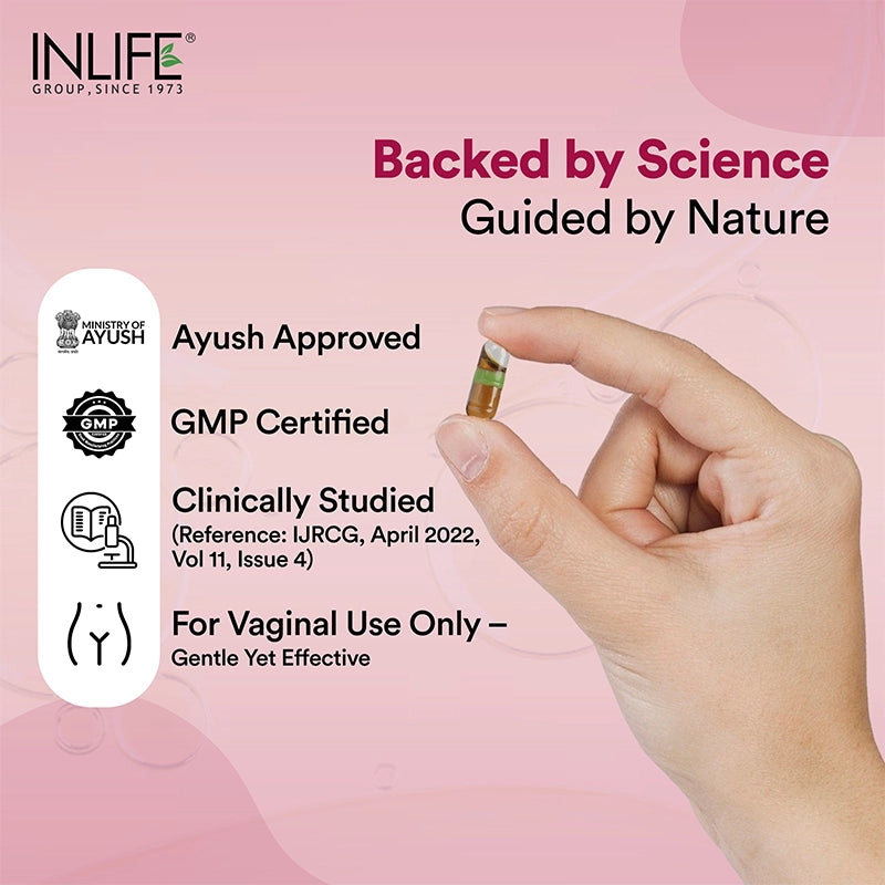 Inlife BC Caps – Vaginal Hygiene Support with Neem Seed Oil (Nimba Taila) | 60 Liquid-Filled Capsules | Intimate Care