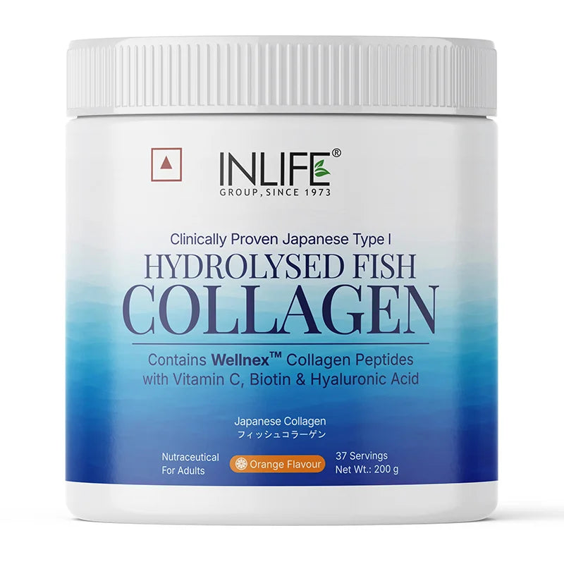 INLIFE Hydrolysed Marine Fish Collagen, Flavored
