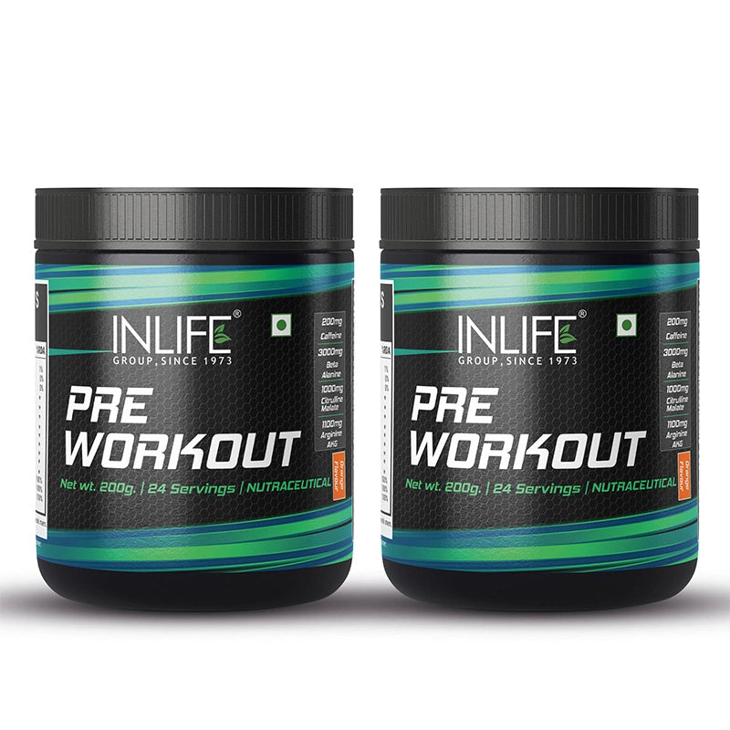 Inlife Pre-Workout Supplement | 200gms