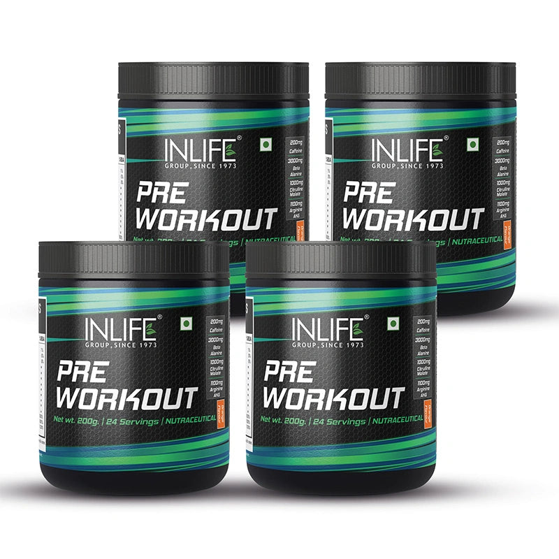 Inlife Pre-Workout Supplement | 200gms
