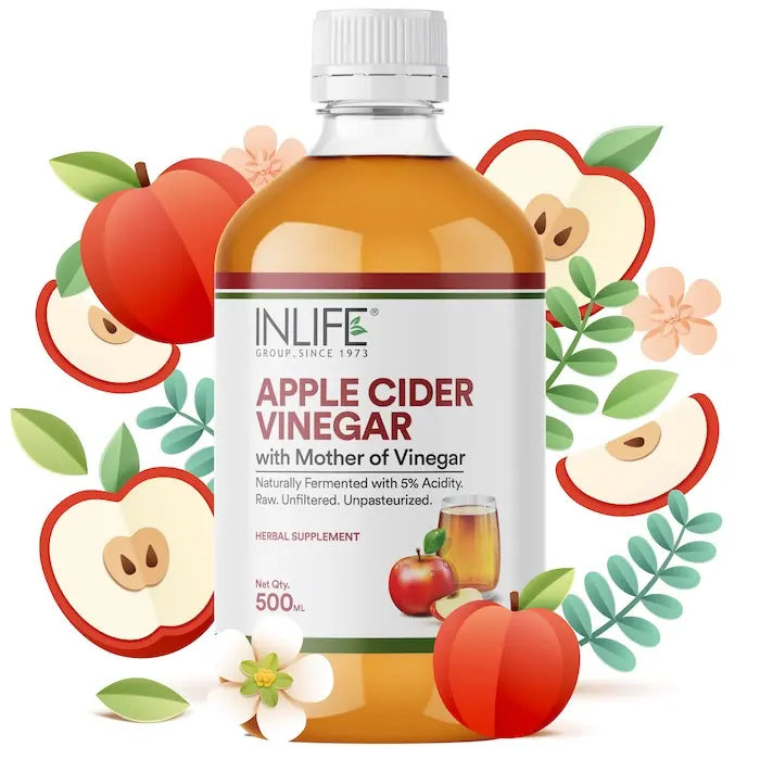 Inlife Apple Cider Vinegar with Mother Vinegar Supplement | 500ml