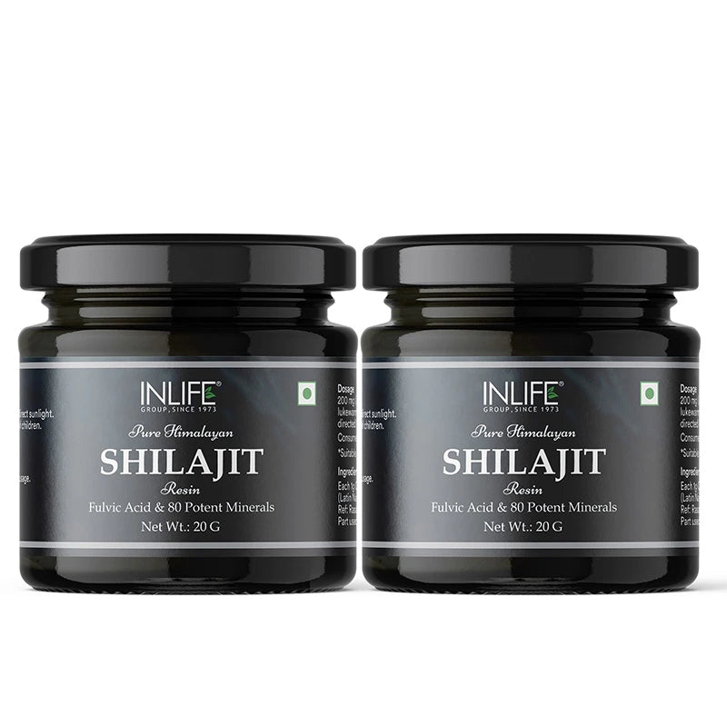 Inlife Pure Himalayan Shilajit Resin Supplement | 20g