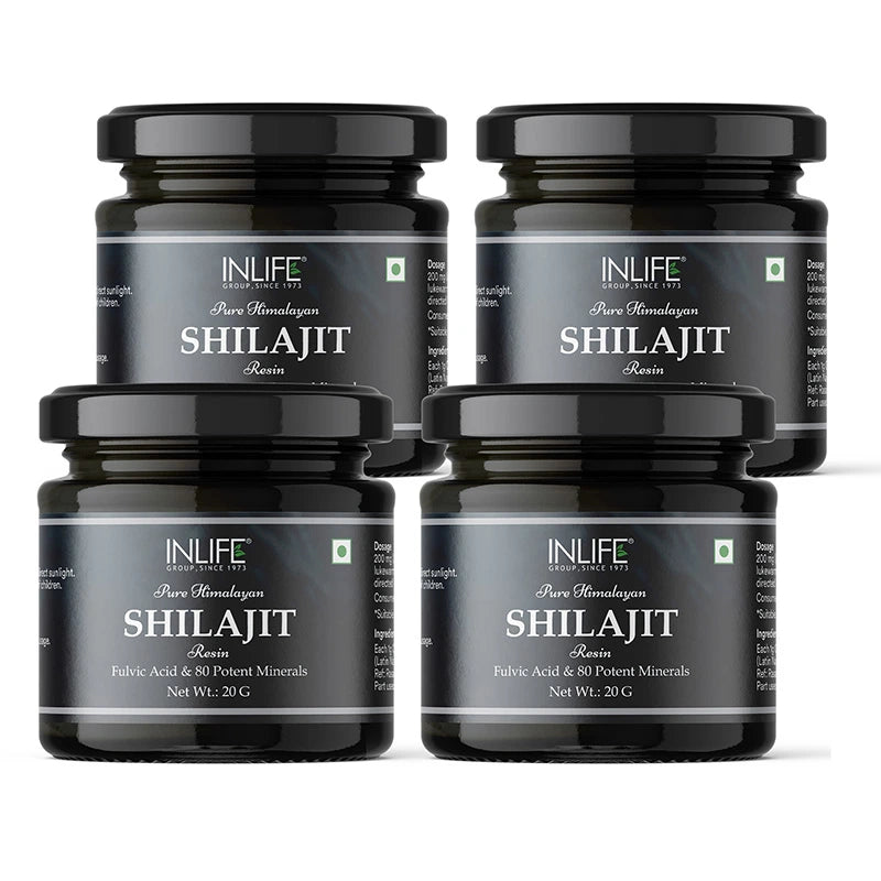 Inlife Pure Himalayan Shilajit Resin Supplement | 20g