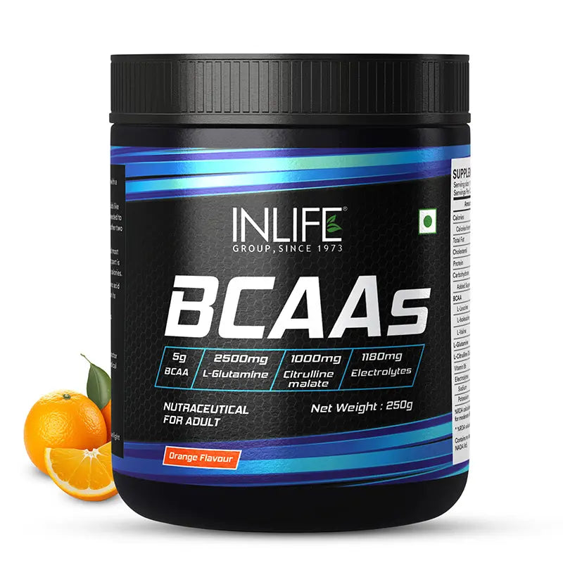 Inlife BCAA Pro Supplement| 250 gm powder