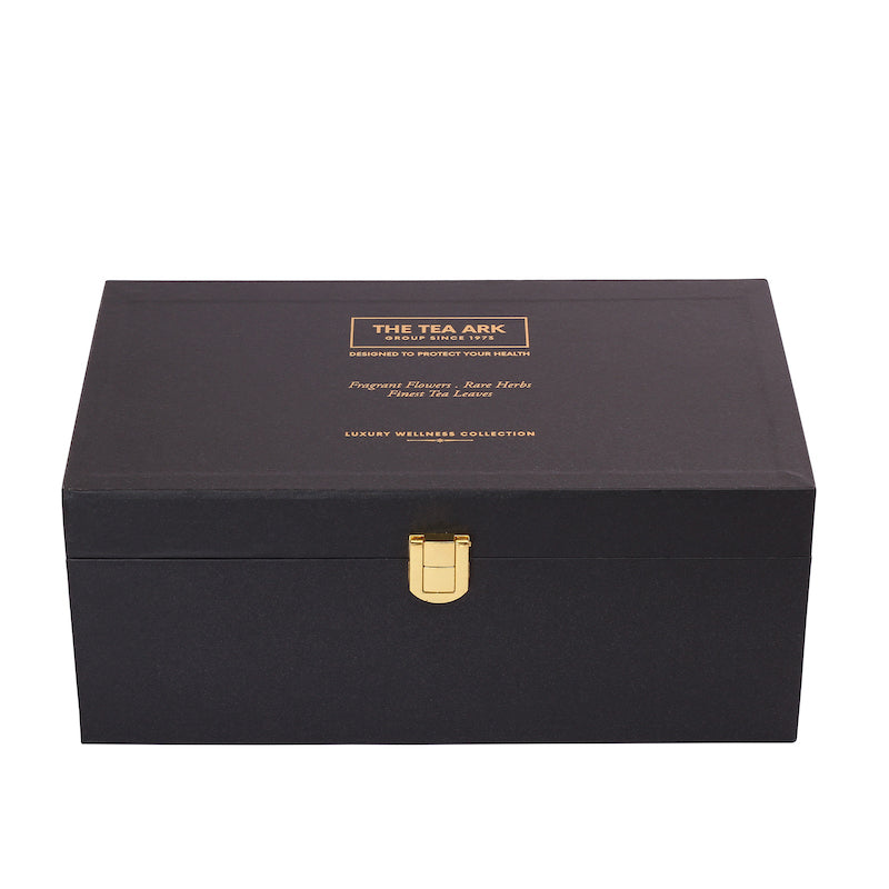 The Tea Ark Delight Gift Box with Orthodox Black Tea & High Grown Long Leaf Green Tea (2 x 50g) Tins