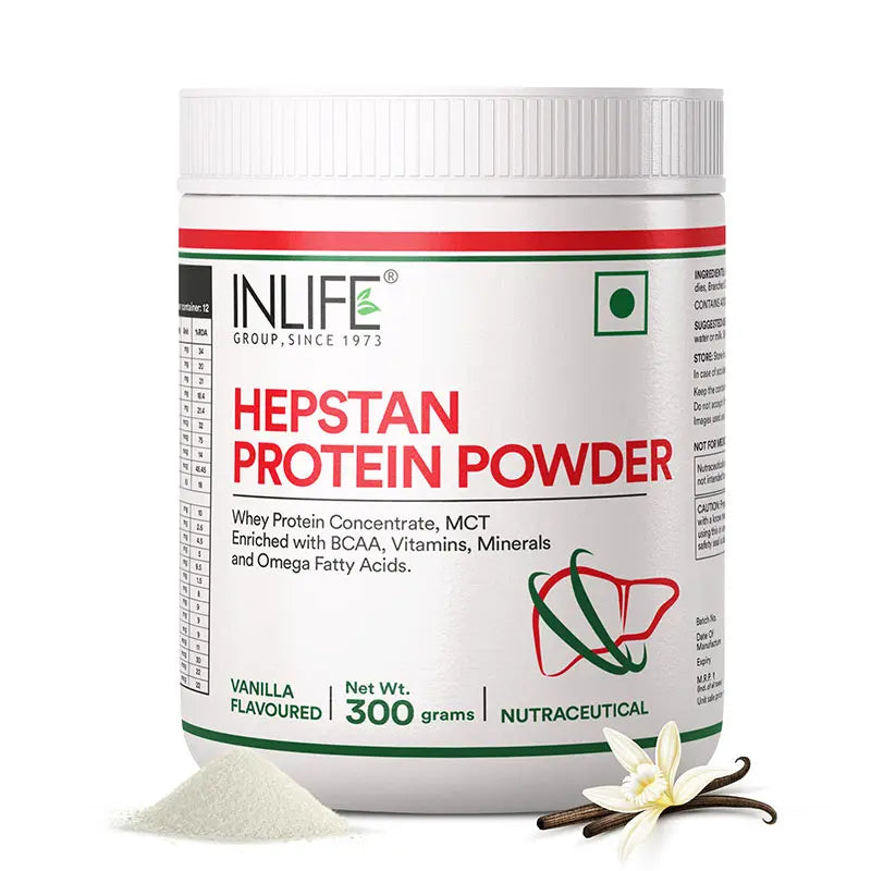 Inlife Hepstan Protein Powder Supplement | 300g (Vanilla)