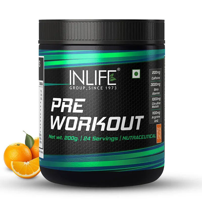 Inlife Pre-Workout Supplement | 200gms