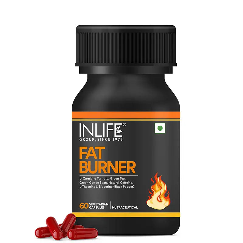 Inlife Fat Burner Supplement for Men & Women, Veg. Capsules