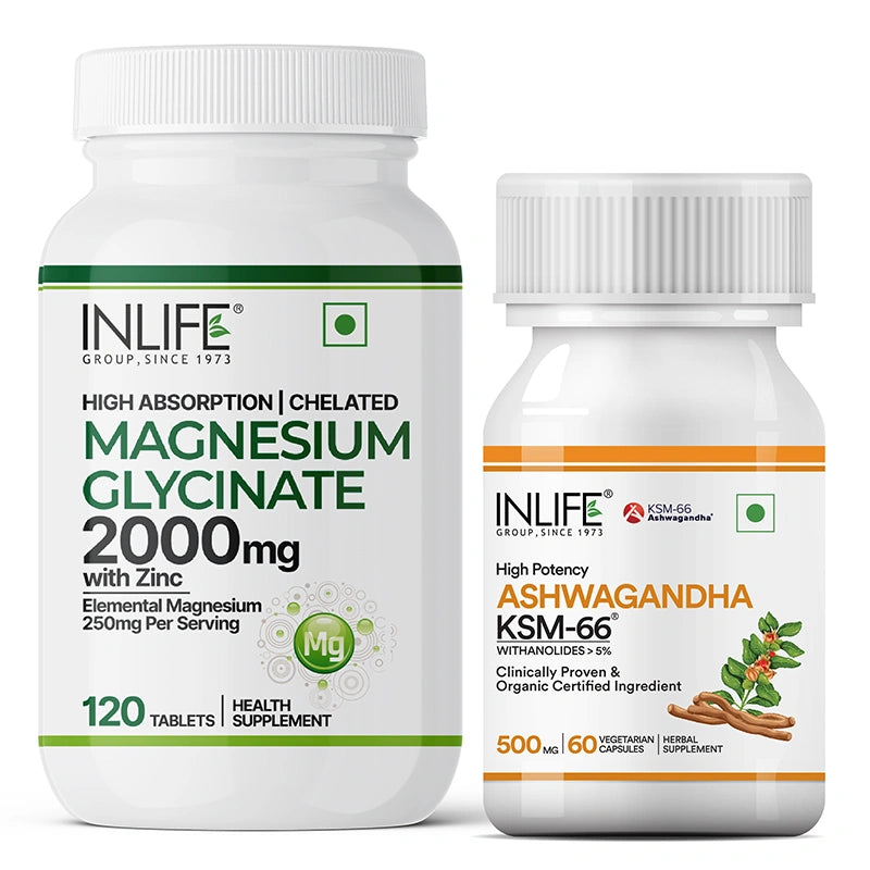 Magnesium Glycinate + Ashwagandha Calm & Recovery Duo