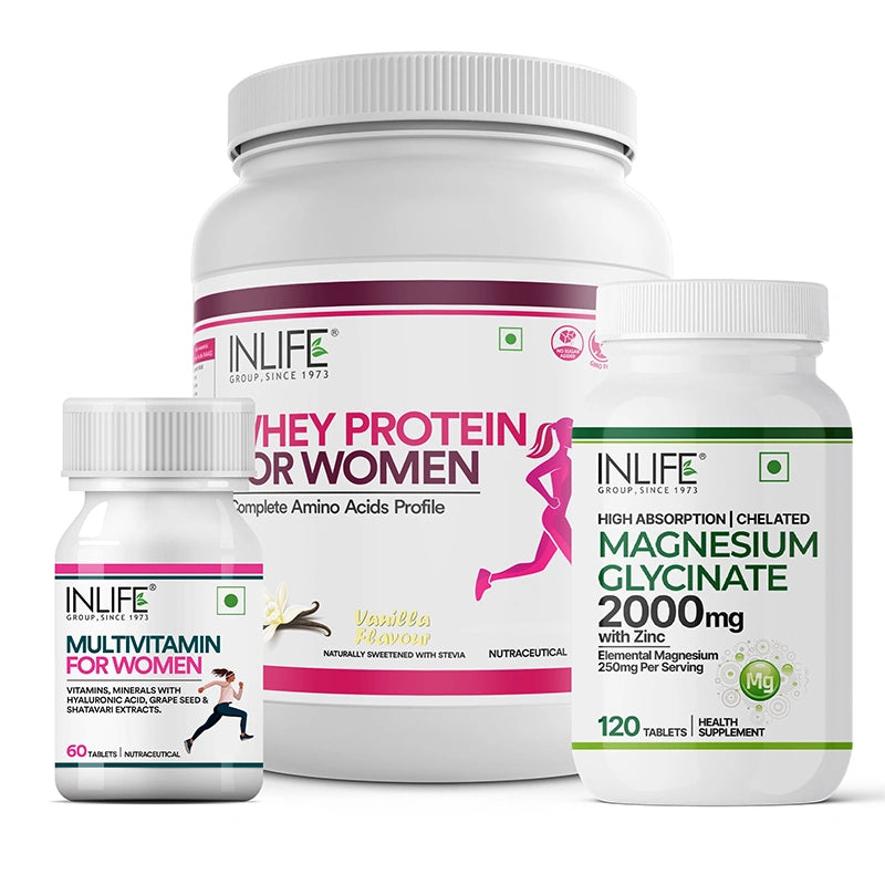 The Strong Sister Combo, Women’s Whey + Multivitamin + Magnesium