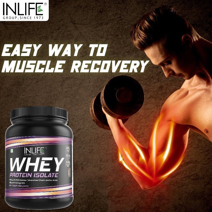 INLIFE 100% Whey Protein Isolate Powder Supplement - (Chocolate) - Inlife Pharma Private Limited