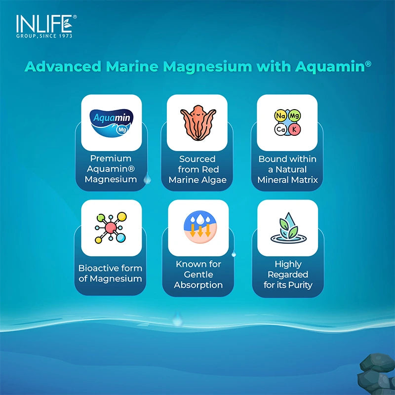 Inlife Aquamin® Magnesium Supplement, Marine-Sourced