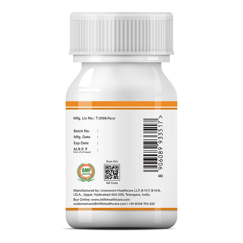 Inlife Ashwagandha KSM - 66 with Withanolides (More than 5%) | Veg Capsules - Inlife Pharma Private Limited