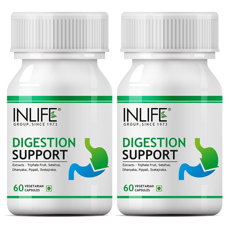INLIFE Digestion Support Supplement - 60 Vegetarian Capsules - Inlife Pharma Private Limited