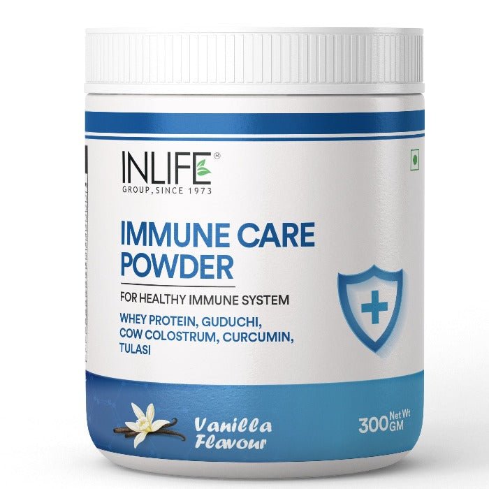 INLIFE Immune Care Powder with Whey Protein - 300g (Vanilla) - Inlife Pharma Private Limited
