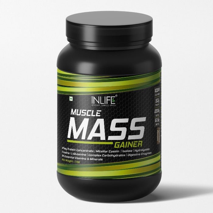 INLIFE Muscle Mass Gainer, Bodybuilding Protein Powder Supplement - Inlife Pharma Private Limited