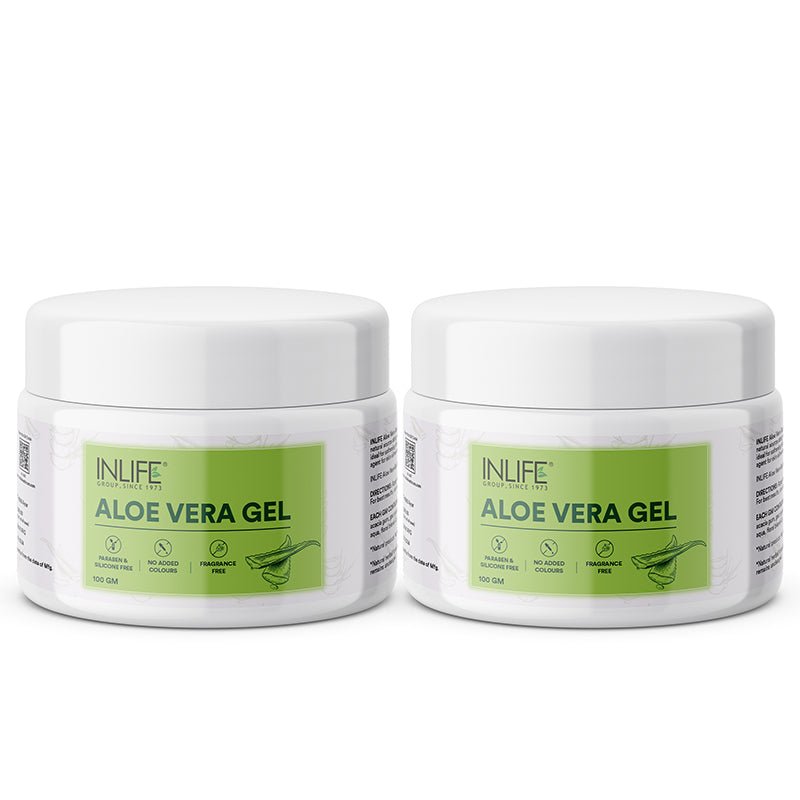 INLIFE Natural Aloe Vera Gel- Chemical-Free & Vegan Skincare Delight, 100gms - Inlife Pharma Private Limited