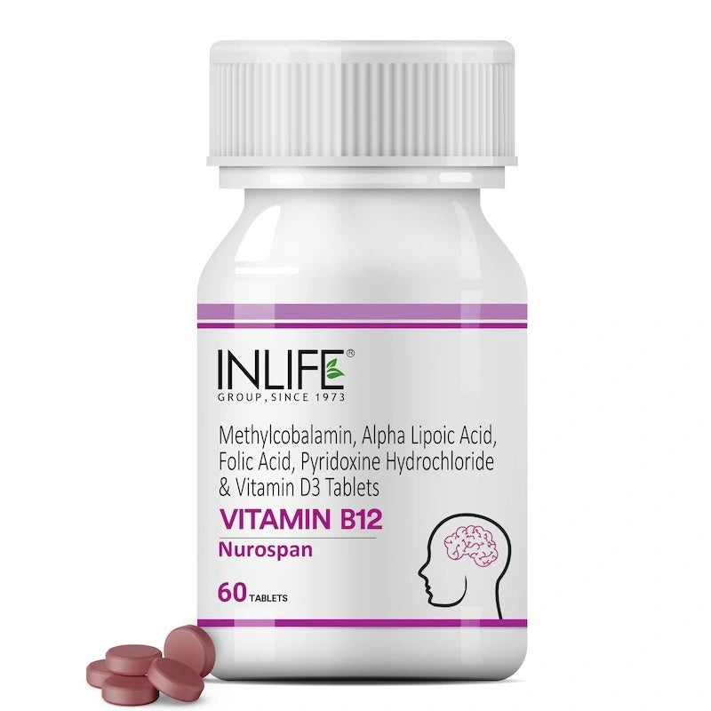 Inlife Vitamin B12 ALA Supplement for Men & Women Tablets