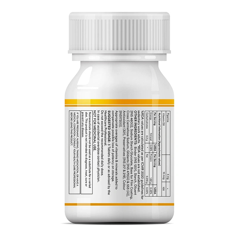 Inlife Glucosamine MSM Chondroitin & Collagen Tablets with Hyaluronic Acid, Calcium & Vitamin D3 | Tablets