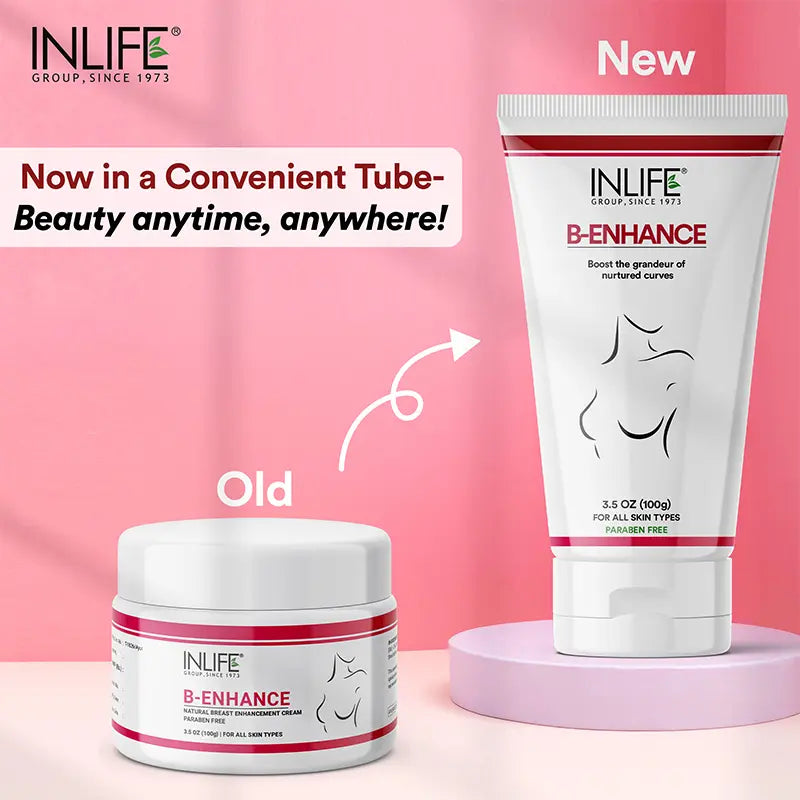 Inlife Natural B-Enhance Cream | Ayurvedic | 100gms