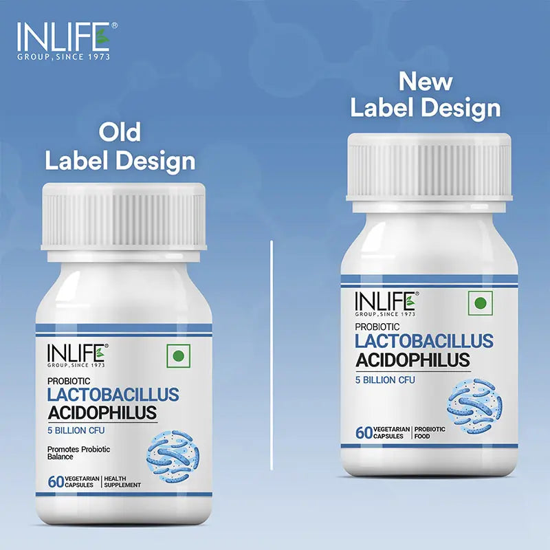 Inlife Lactobacillus Acidophilus Supplement | Veg. Capsules