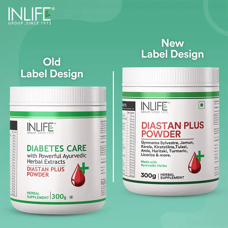 Inlife Diastan Plus Powder Ayurvedic Herbal Supplement | 300 grams