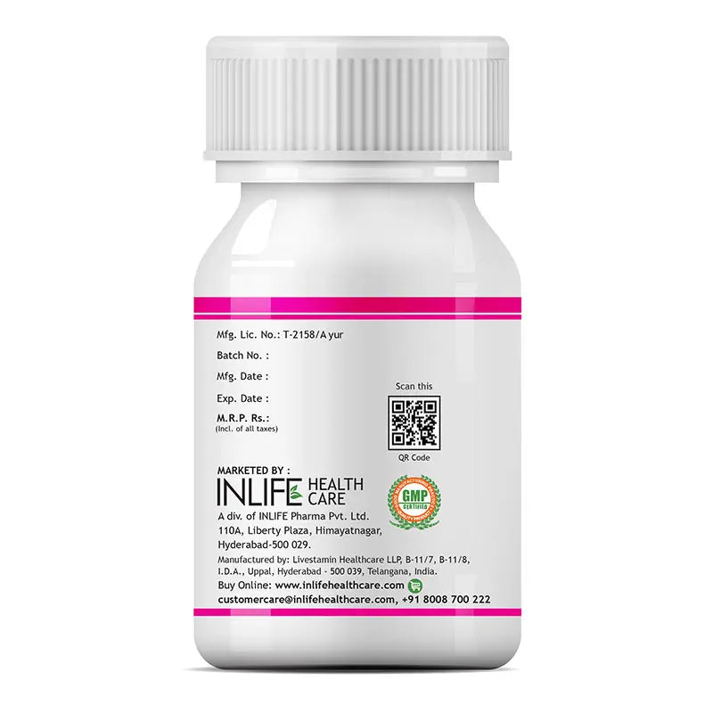 Inlife  Hair Support Supplement | 60 Vegetarian Capsules