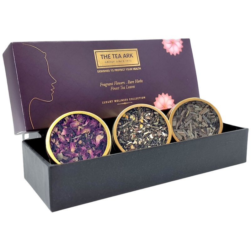 The Tea Ark Lady Love Gift Box with 3 Different Types of Assorted Tea Flavours - Inlife Pharma Private Limited