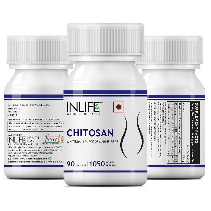 INLIFE Chitosan Supplement - 90 Capsules