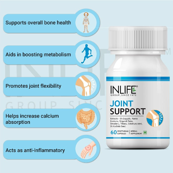 INLIFE Joint Support Supplement (60 Veg. Capsules)